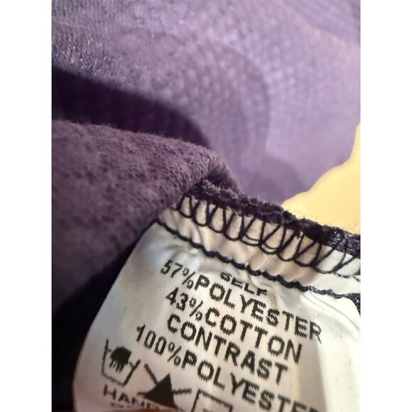 VOY Blouse Womens Size M Navy Textured Knit Ruffle Trim Sleeveless Top - Picture 5 of 5